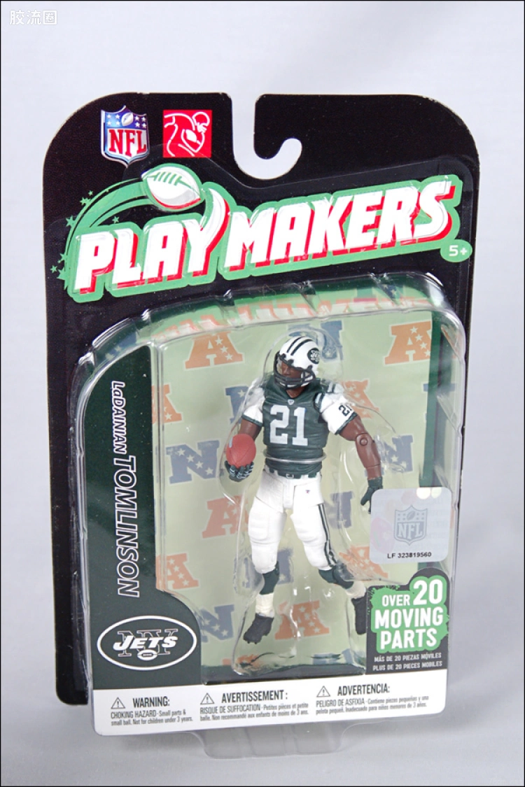麦克法兰NFL美式足球系列玩具 PLAYMAKERS第2代 LADAINIAN TOMLINSON