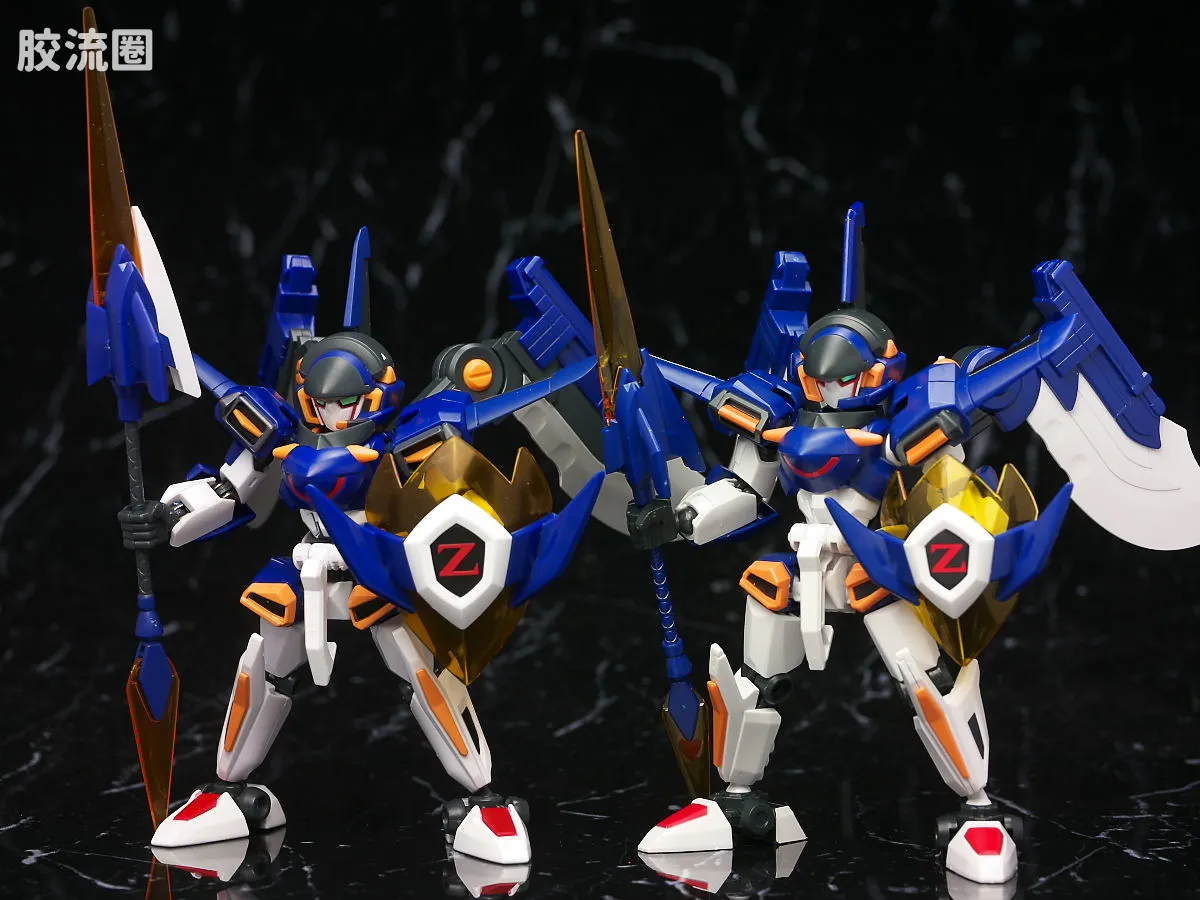 万代纸箱战机系列拼装模型 Z-MODE 完成品 LBX 伊卡洛斯-强袭 & LBX 伊卡洛斯-零式 - 图片