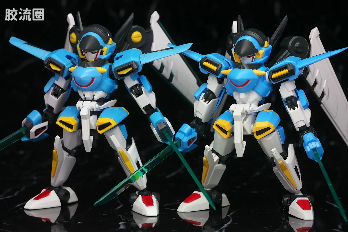 万代纸箱战机系列拼装模型 Z-MODE 完成品 LBX 伊卡洛斯-强袭 & LBX 伊卡洛斯-零式 - 图片