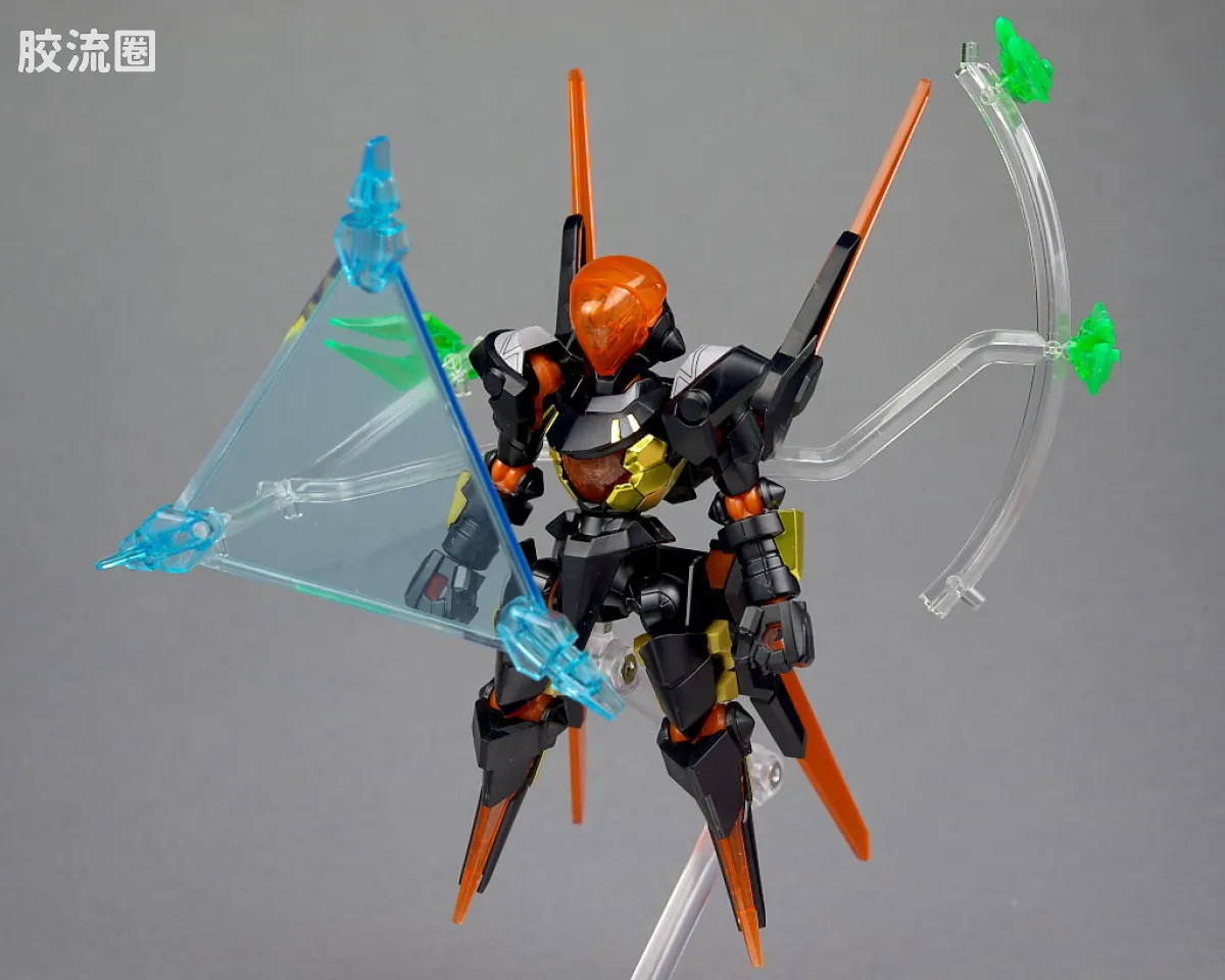 万代纸箱战机系列拼装模型 普通版 053 LBX D-Ezeldee - 图片