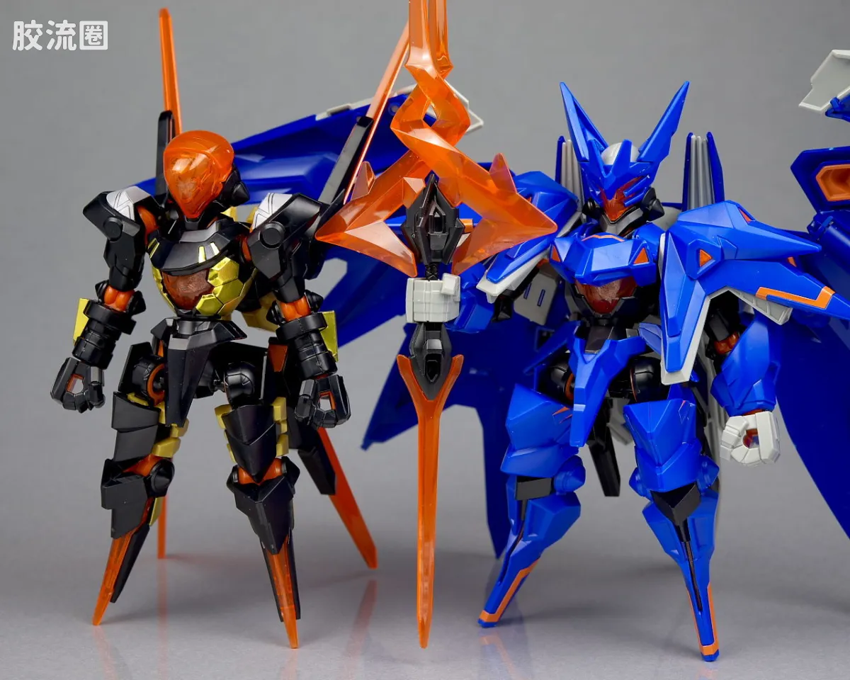 万代纸箱战机系列拼装模型 普通版 053 LBX D-Ezeldee - 图片