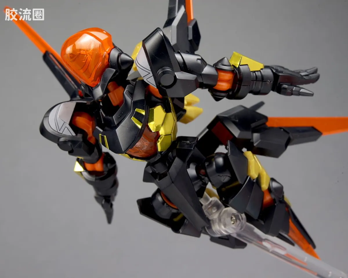万代纸箱战机系列拼装模型 普通版 053 LBX D-Ezeldee - 图片