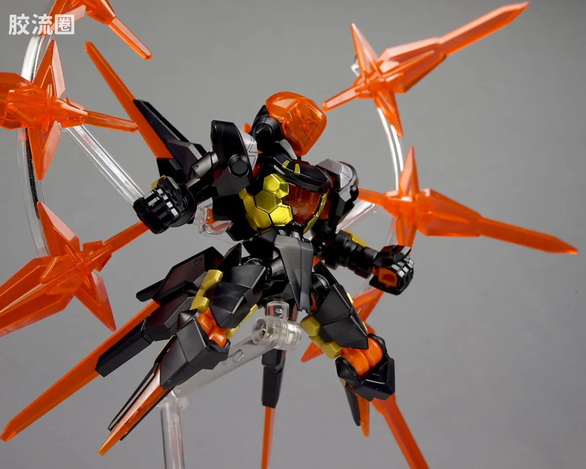 万代纸箱战机系列拼装模型 普通版 053 LBX D-Ezeldee - 图片