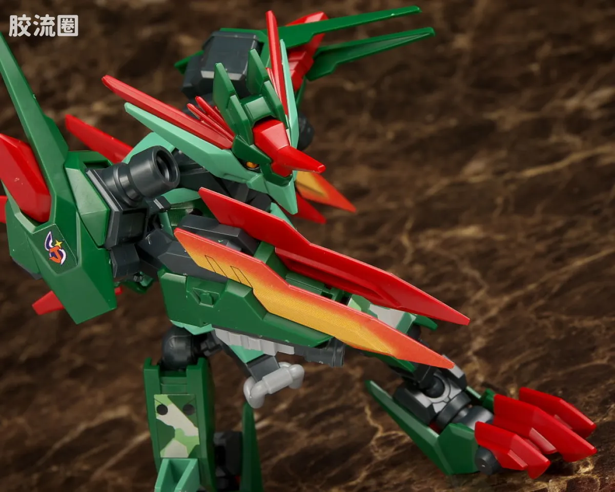 万代纸箱战机系列拼装模型 普通版 048 LBX 特莱梵 - 图片