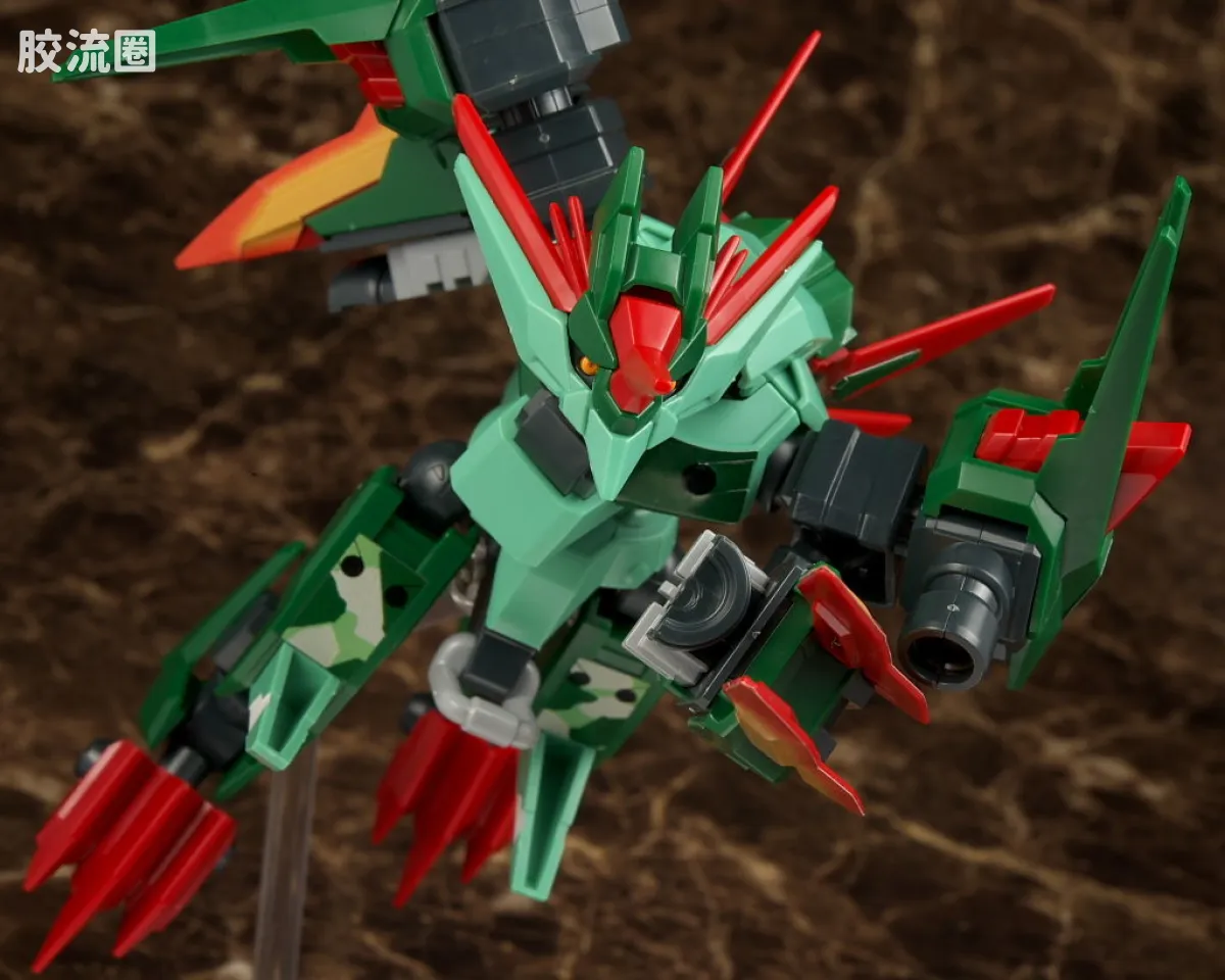万代纸箱战机系列拼装模型 普通版 048 LBX 特莱梵 - 图片