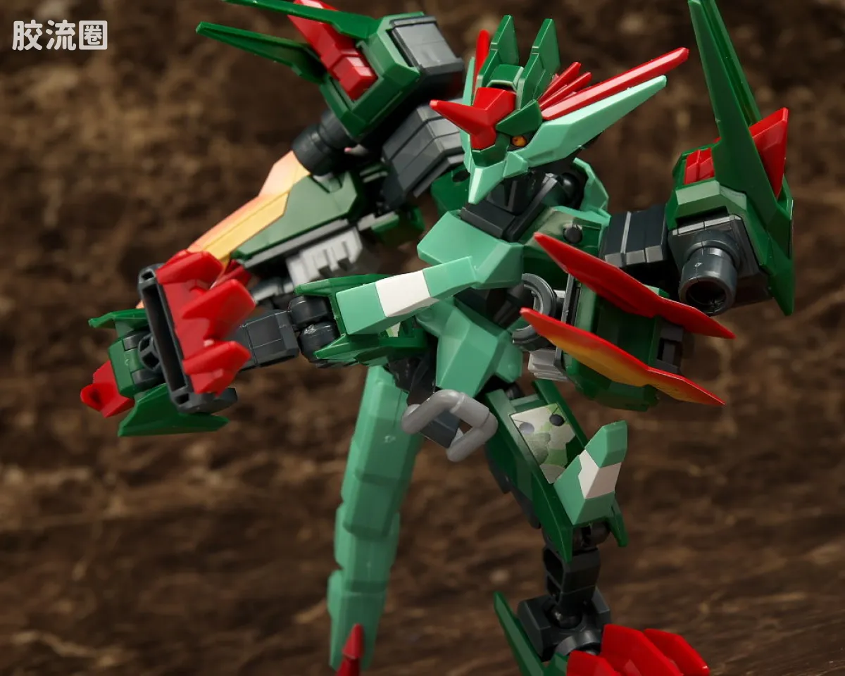 万代纸箱战机系列拼装模型 普通版 048 LBX 特莱梵 - 图片