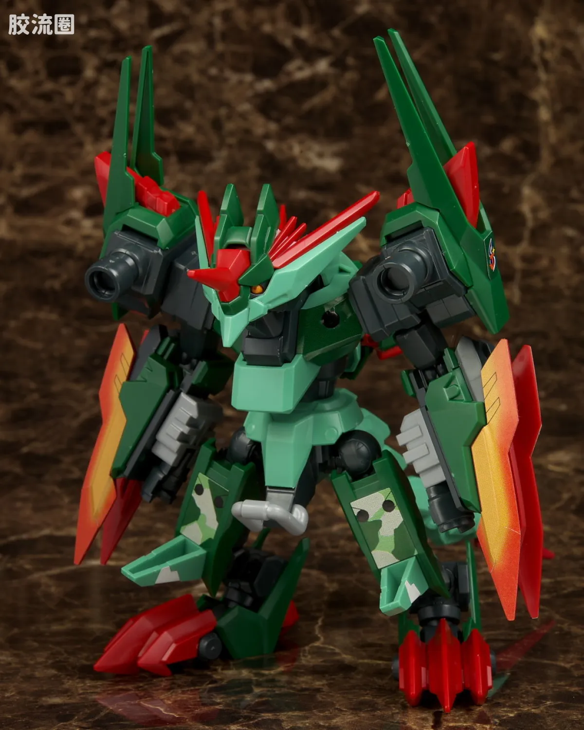 万代纸箱战机系列拼装模型 普通版 048 LBX 特莱梵 - 图片