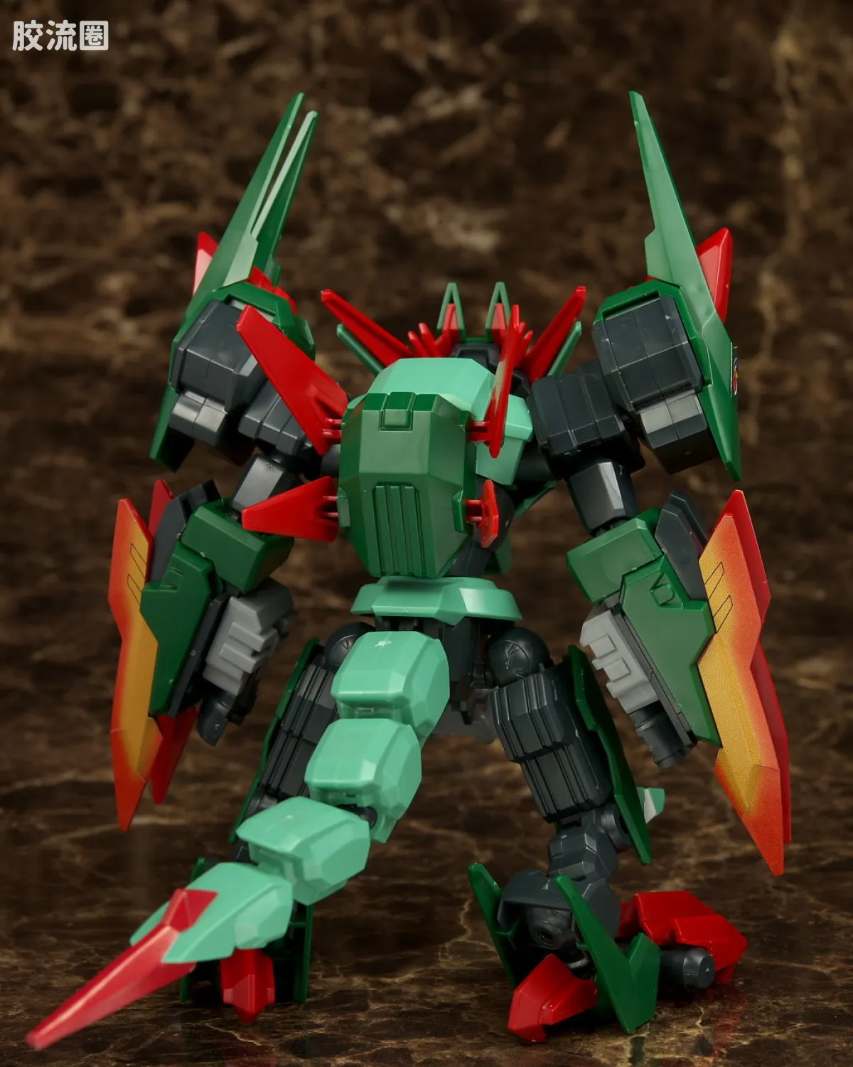 万代纸箱战机系列拼装模型 普通版 048 LBX 特莱梵 - 图片