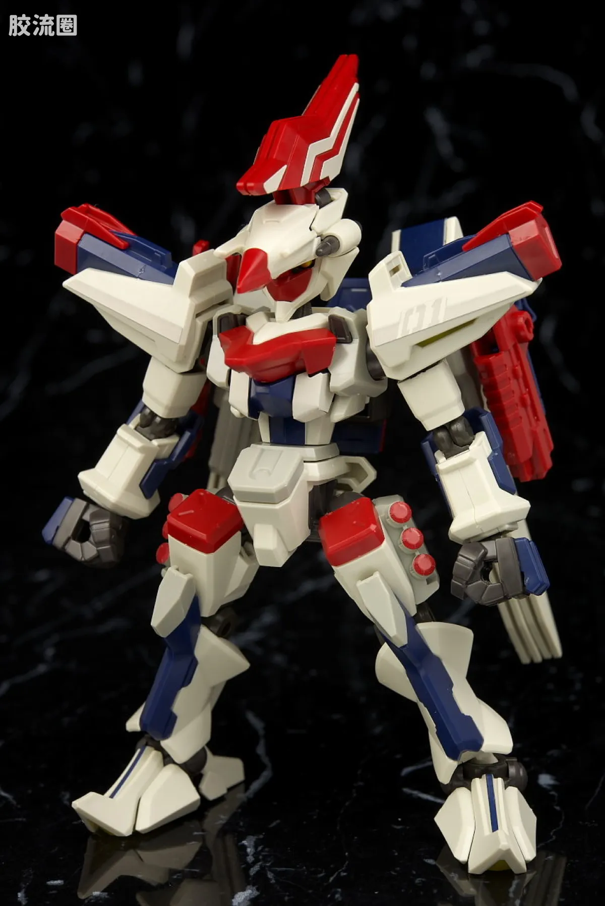 万代纸箱战机系列拼装模型 普通版 049 LBX 多特布拉斯莱萨 - 图片