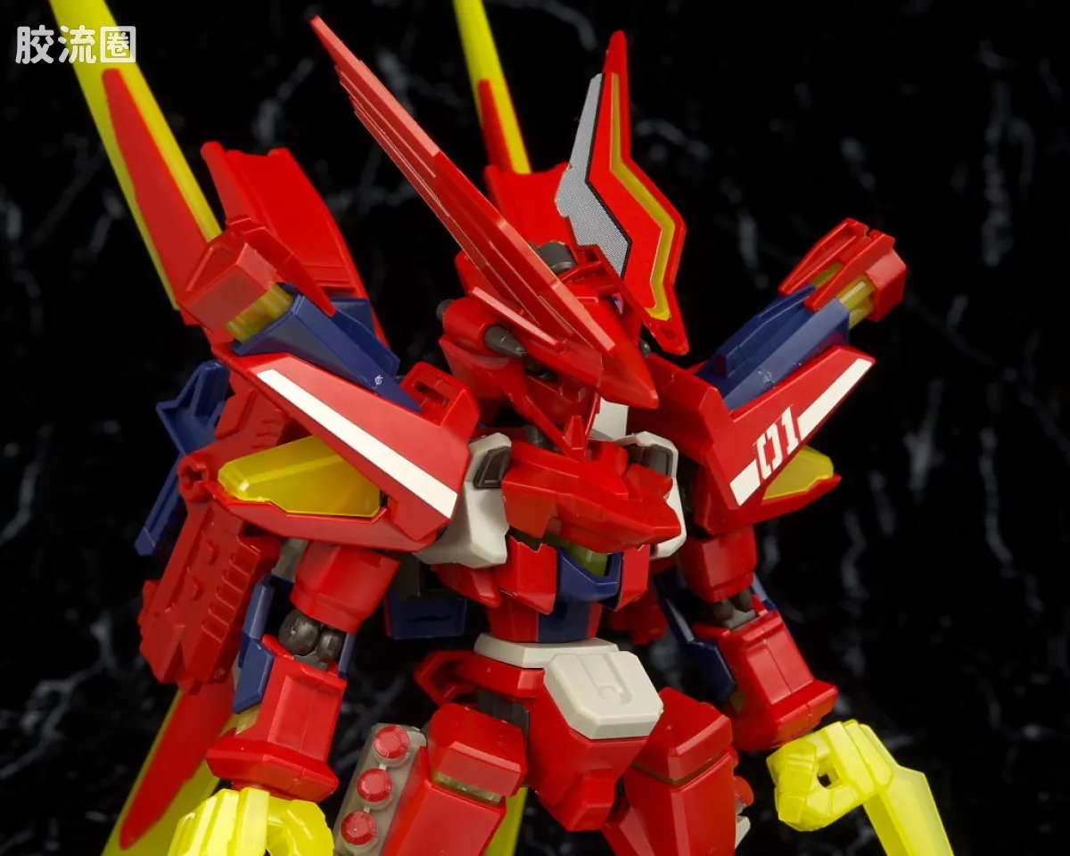 万代纸箱战机系列拼装模型 普通版 052 LBX 多特布拉斯莱萨(飞行装备) - 图片