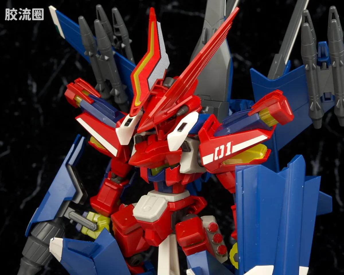 万代纸箱战机系列拼装模型 普通版 052 LBX 多特布拉斯莱萨(飞行装备) - 图片