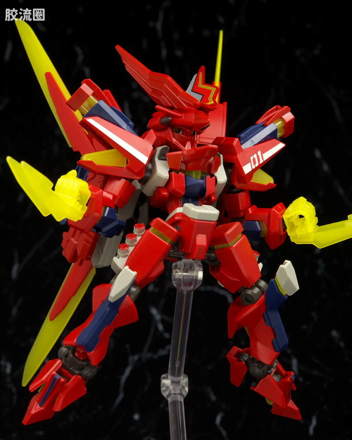 万代纸箱战机系列拼装模型 普通版 052 LBX 多特布拉斯莱萨(飞行装备) - 图片