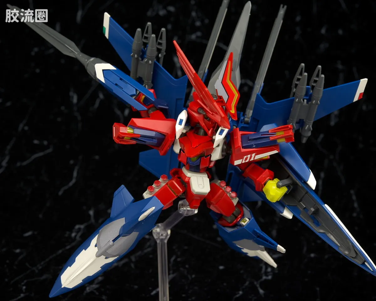 万代纸箱战机系列拼装模型 普通版 052 LBX 多特布拉斯莱萨(飞行装备) - 图片