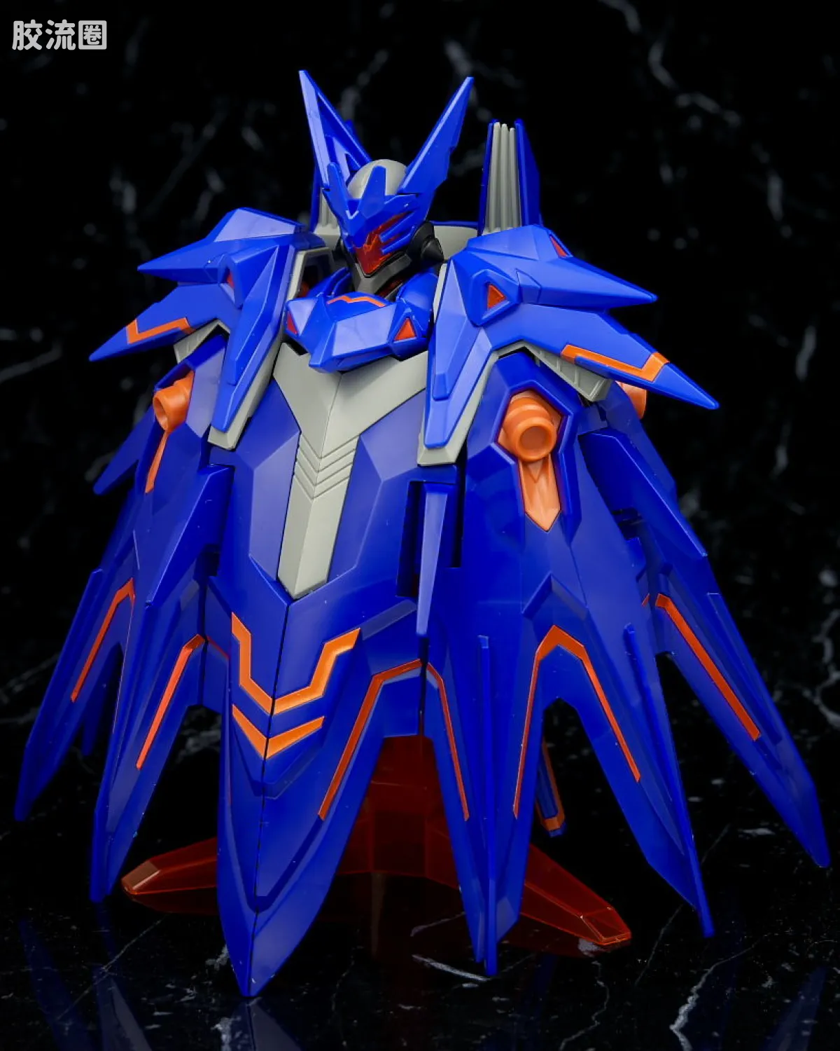 万代纸箱战机系列拼装模型 普通版 047 LBX 幻象 - 图片