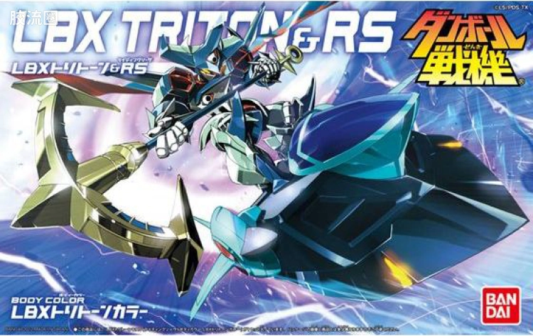 万代纸箱战机系列拼装模型 RIDING SOUSA LBX 特立顿 & RS