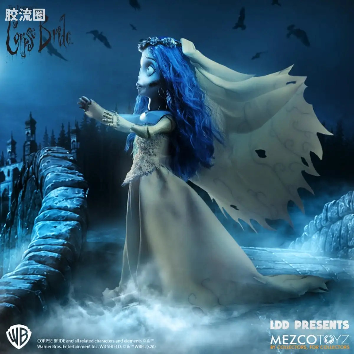 Mezco 娃娃系列 活死人娃娃系列 僵尸新娘：艾米丽 - 图片