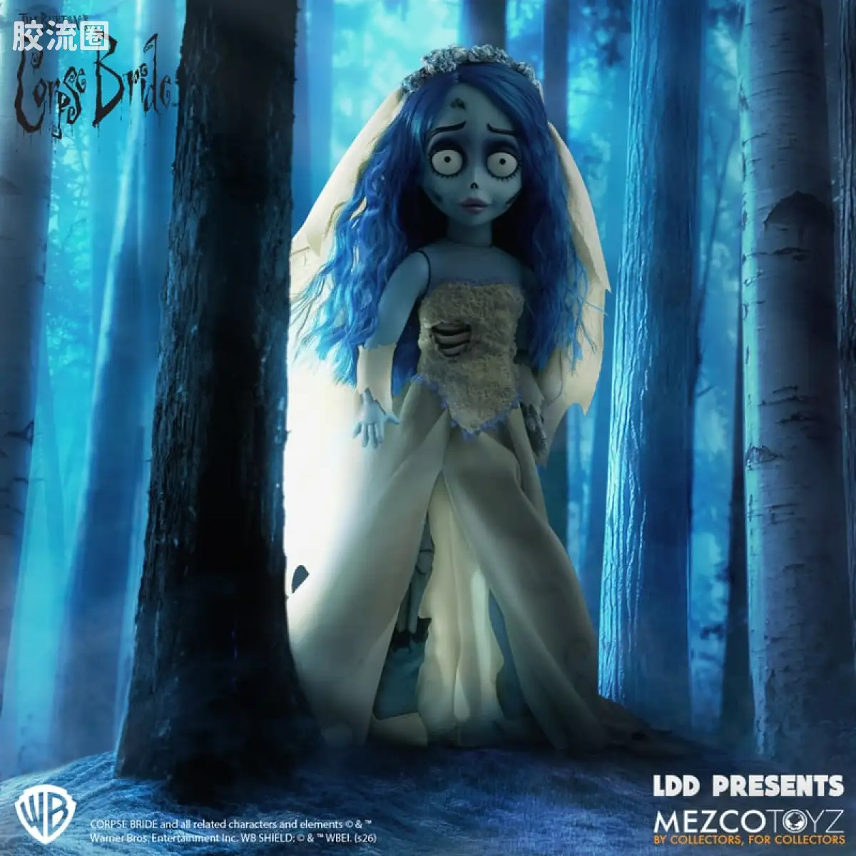 Mezco 娃娃系列 活死人娃娃系列 僵尸新娘：艾米丽 - 图片