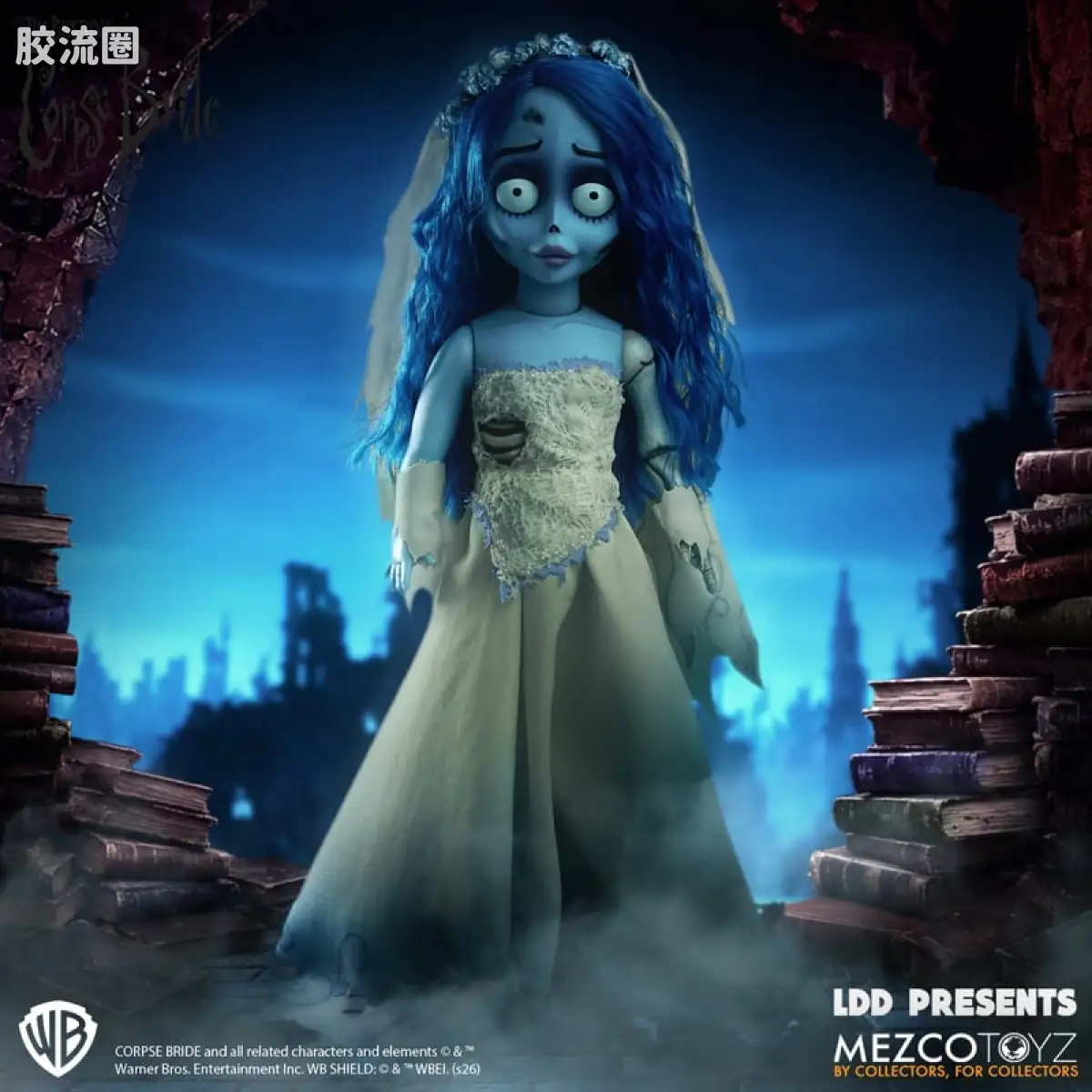 Mezco 娃娃系列 活死人娃娃系列 僵尸新娘：艾米丽 - 图片
