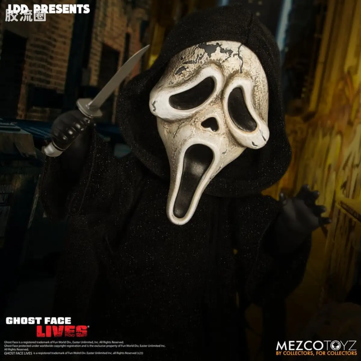 Mezco 娃娃系列 活死人娃娃系列 鬼脸 - 僵尸版 - 图片