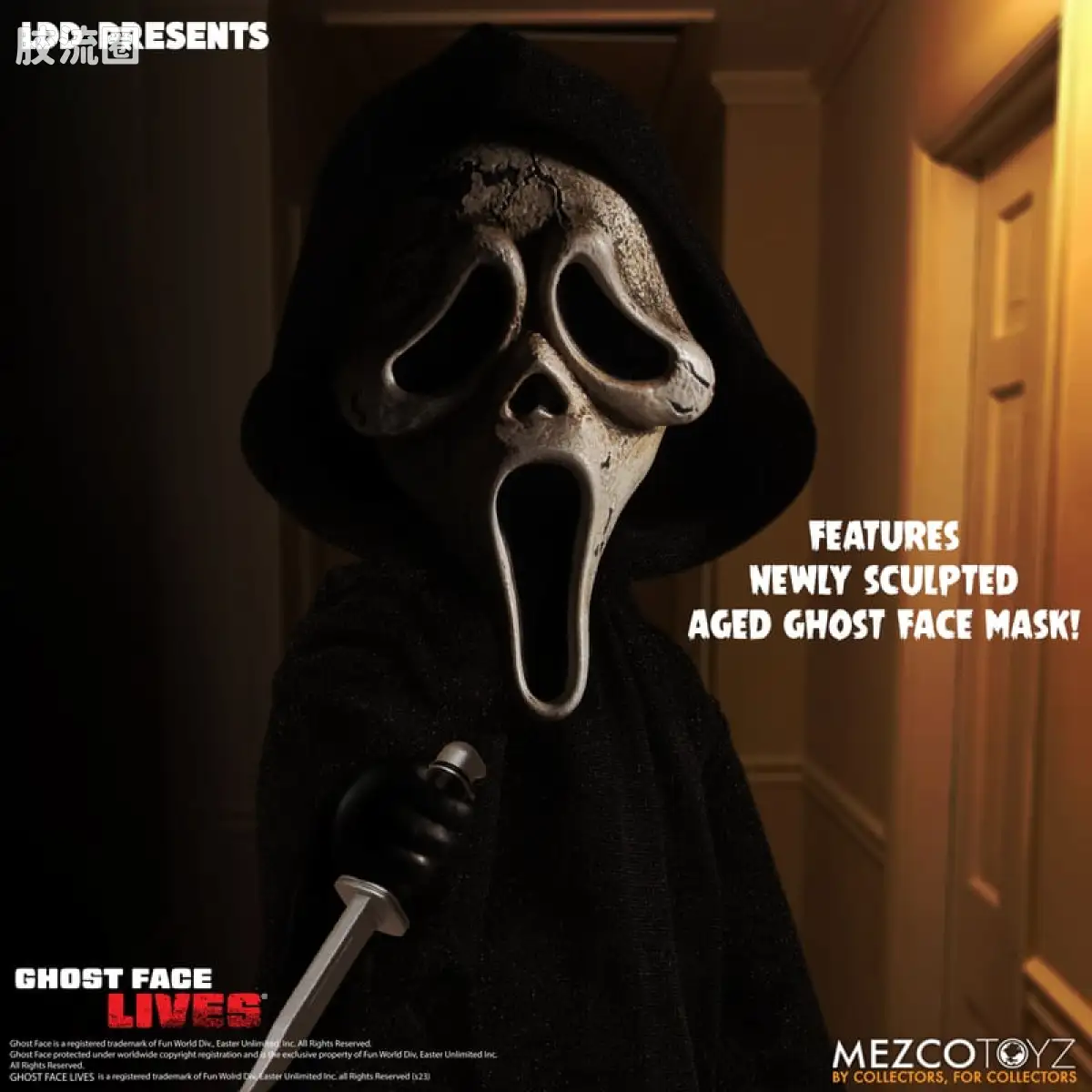 Mezco 娃娃系列 活死人娃娃系列 鬼脸 - 僵尸版 - 图片