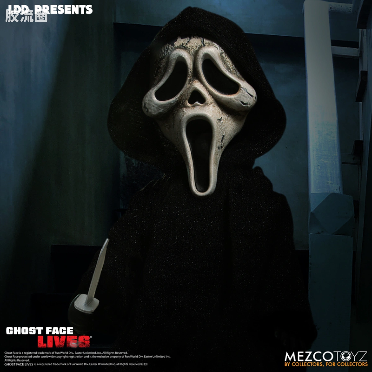 Mezco 娃娃系列 活死人娃娃系列 鬼脸 - 僵尸版 - 图片