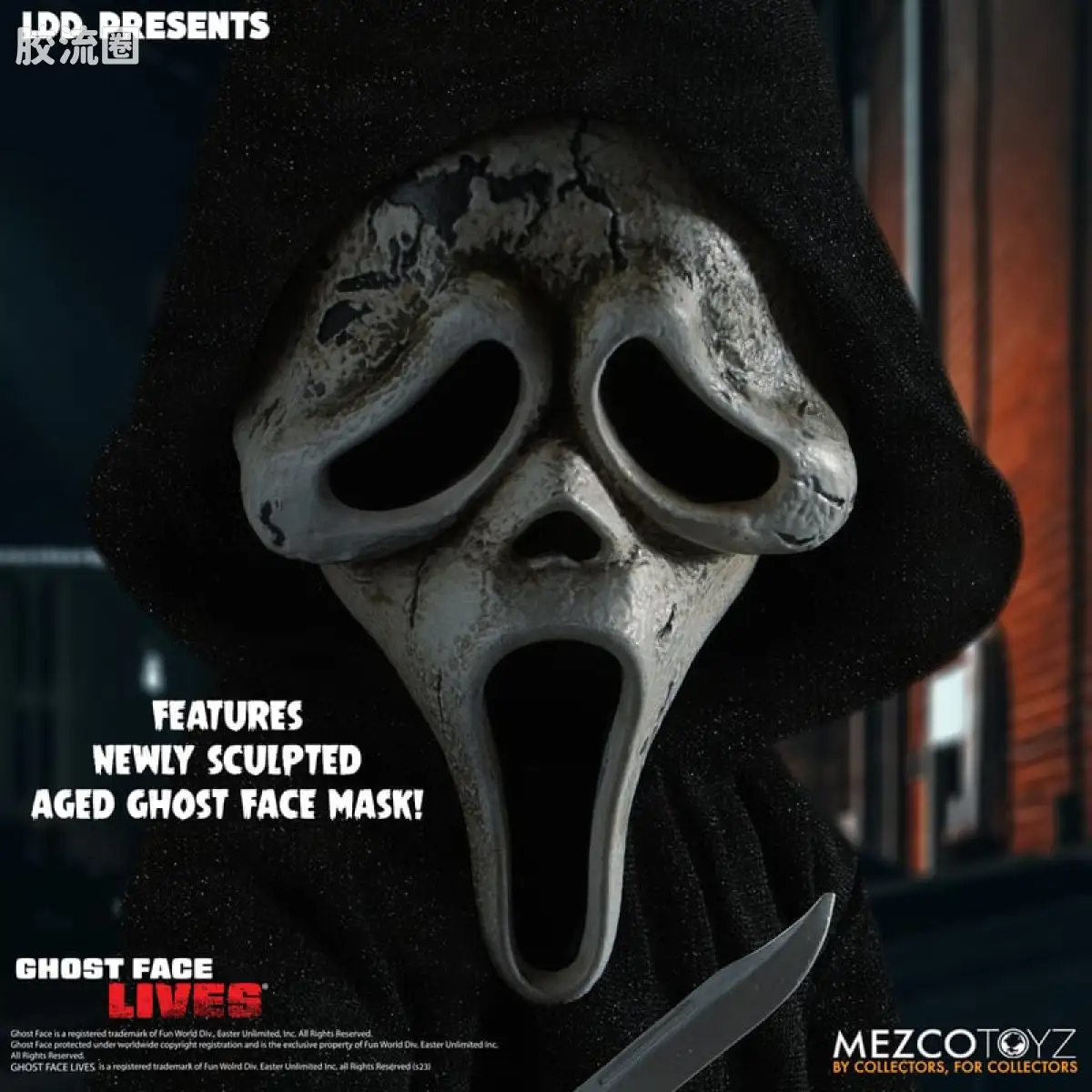 Mezco 娃娃系列 活死人娃娃系列 鬼脸 - 僵尸版 - 图片