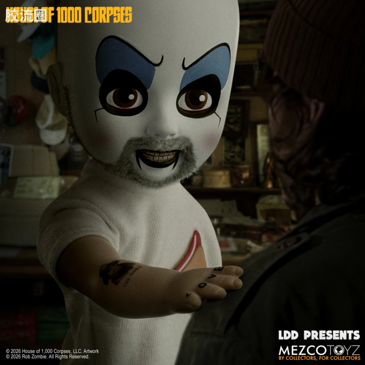 Mezco 娃娃系列 活死人娃娃系列 《千尸屋》：斯波尔丁船长 - 图片
