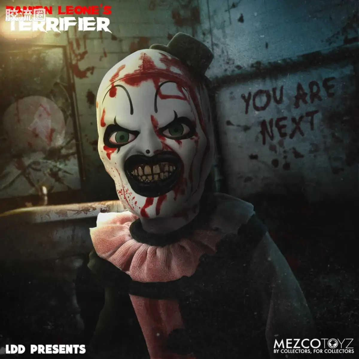 Mezco 娃娃系列 活死人娃娃系列 断魂小丑 小丑亚特 - 血迹版 - 图片