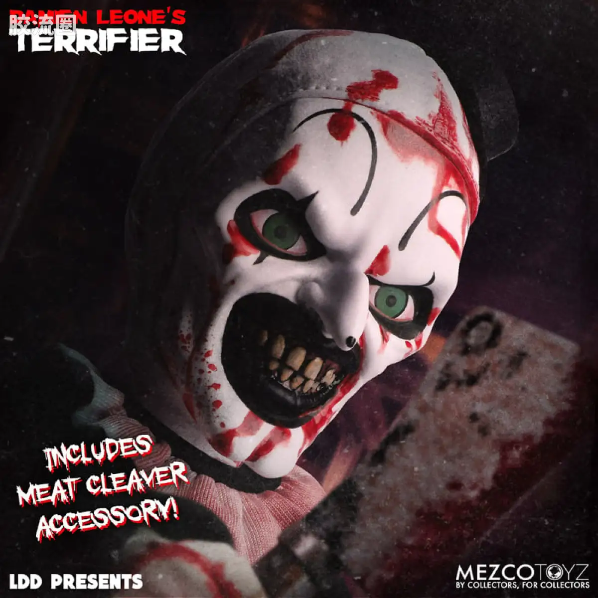 Mezco 娃娃系列 活死人娃娃系列 断魂小丑 小丑亚特 - 血迹版 - 图片