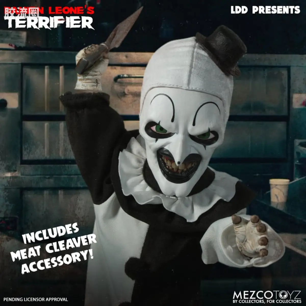 Mezco 娃娃系列 活死人娃娃系列 断魂小丑 小丑亚特 - 图片