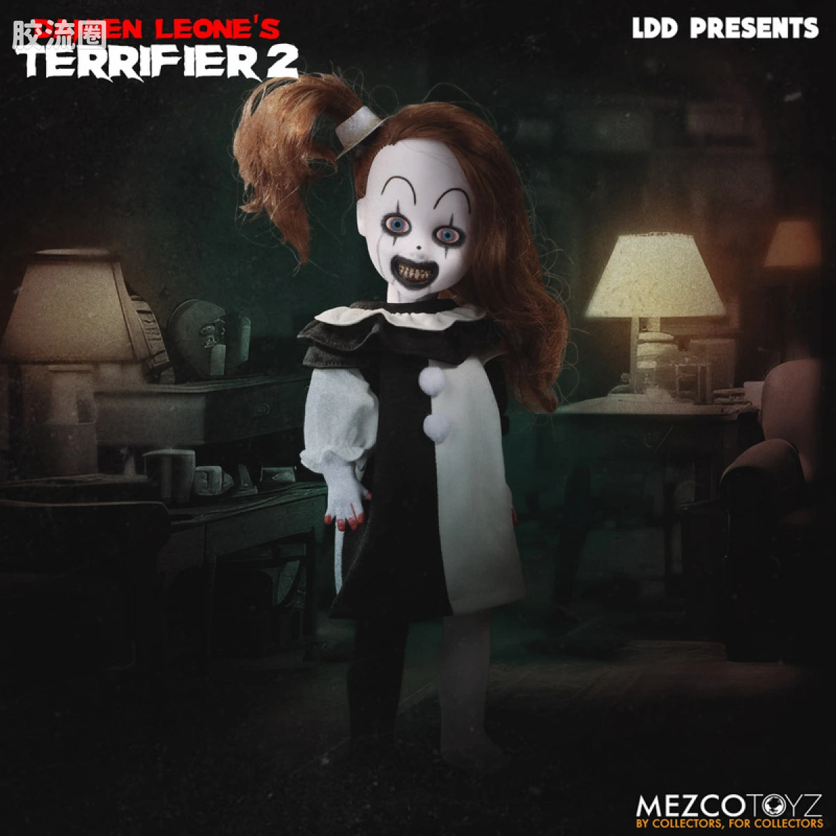 Mezco 娃娃系列 活死人娃娃系列 断魂小丑 小苍白女孩 - 图片