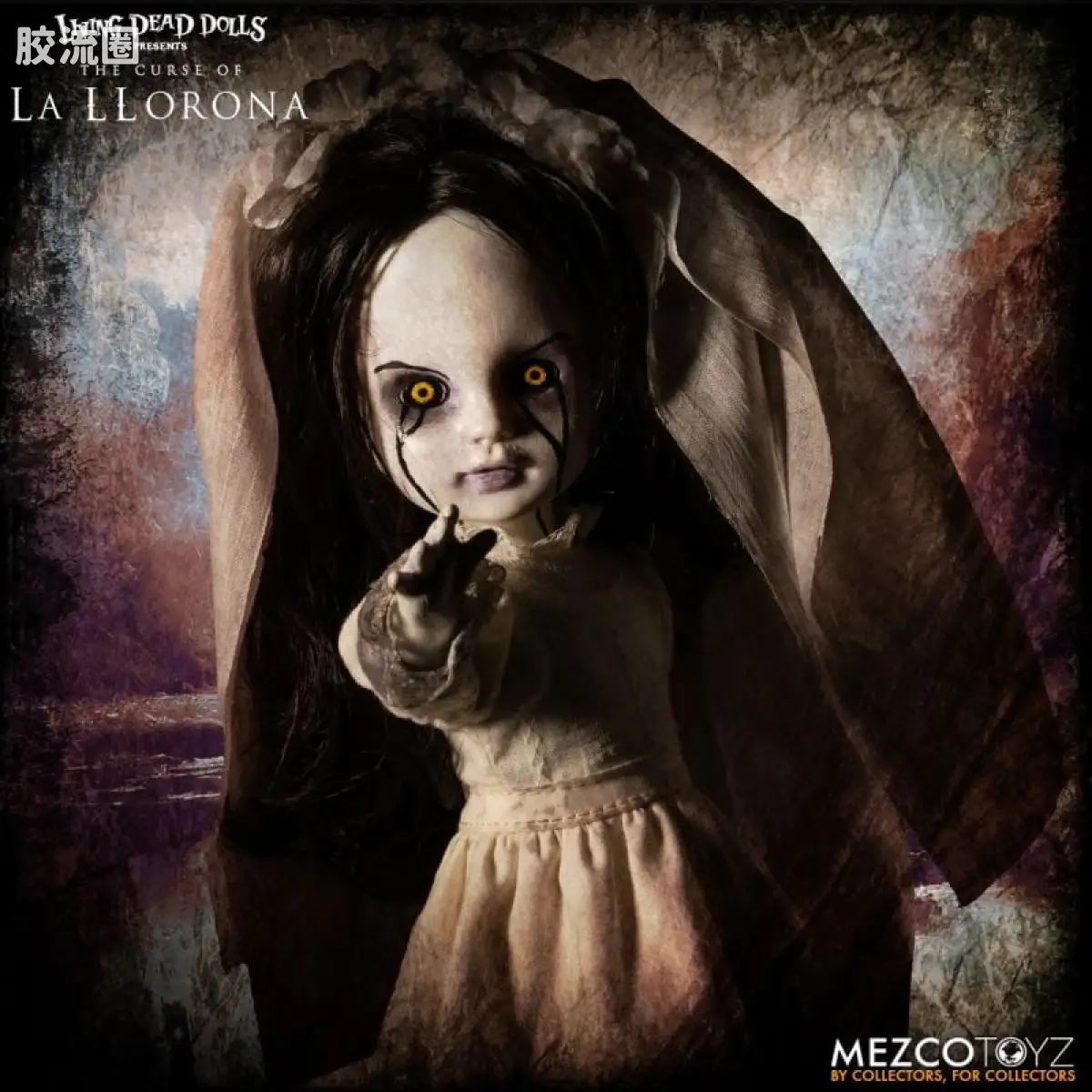 Mezco 娃娃系列 活死人娃娃系列 哭泣女人的诅咒：哭泣女 - 图片