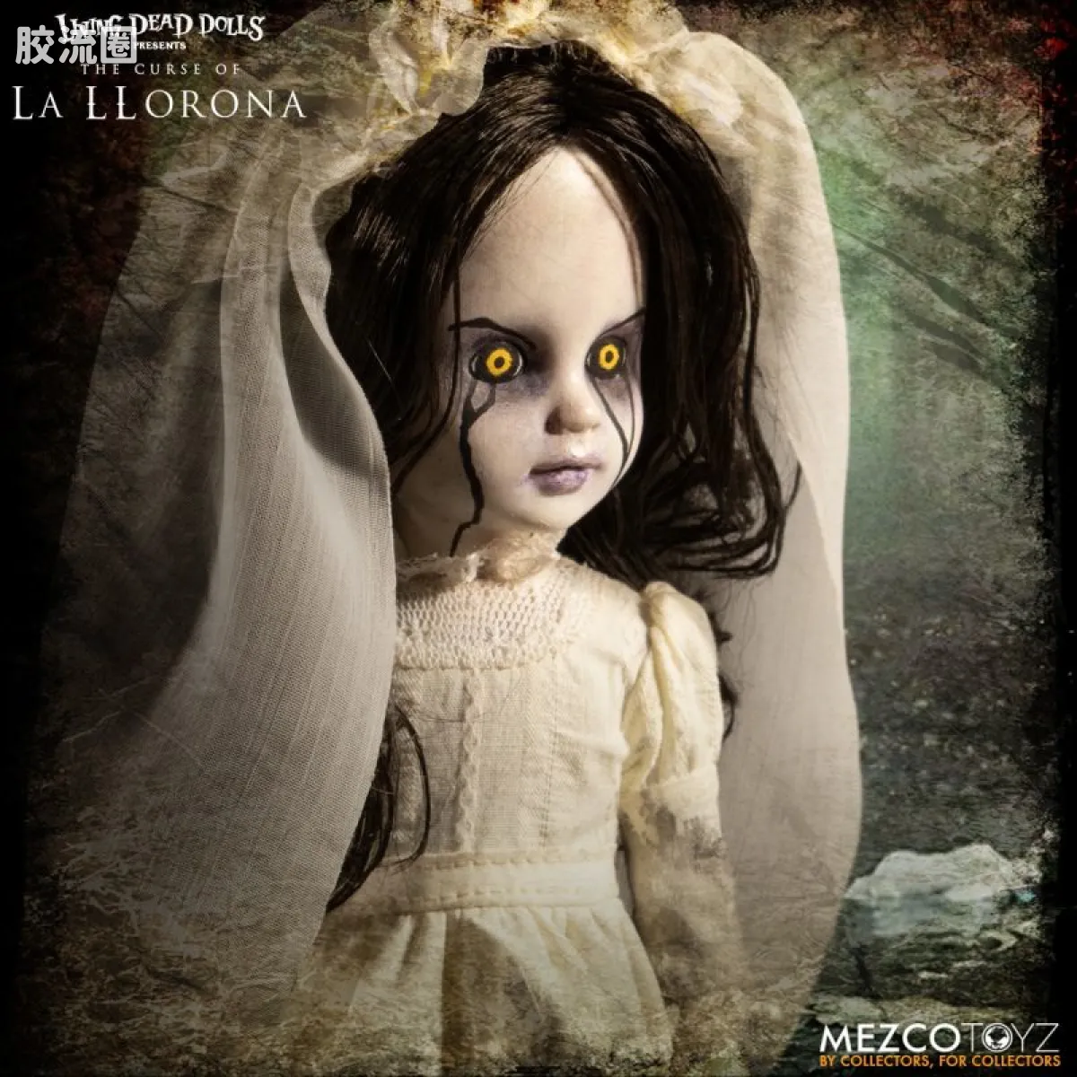 Mezco 娃娃系列 活死人娃娃系列 哭泣女人的诅咒：哭泣女 - 图片