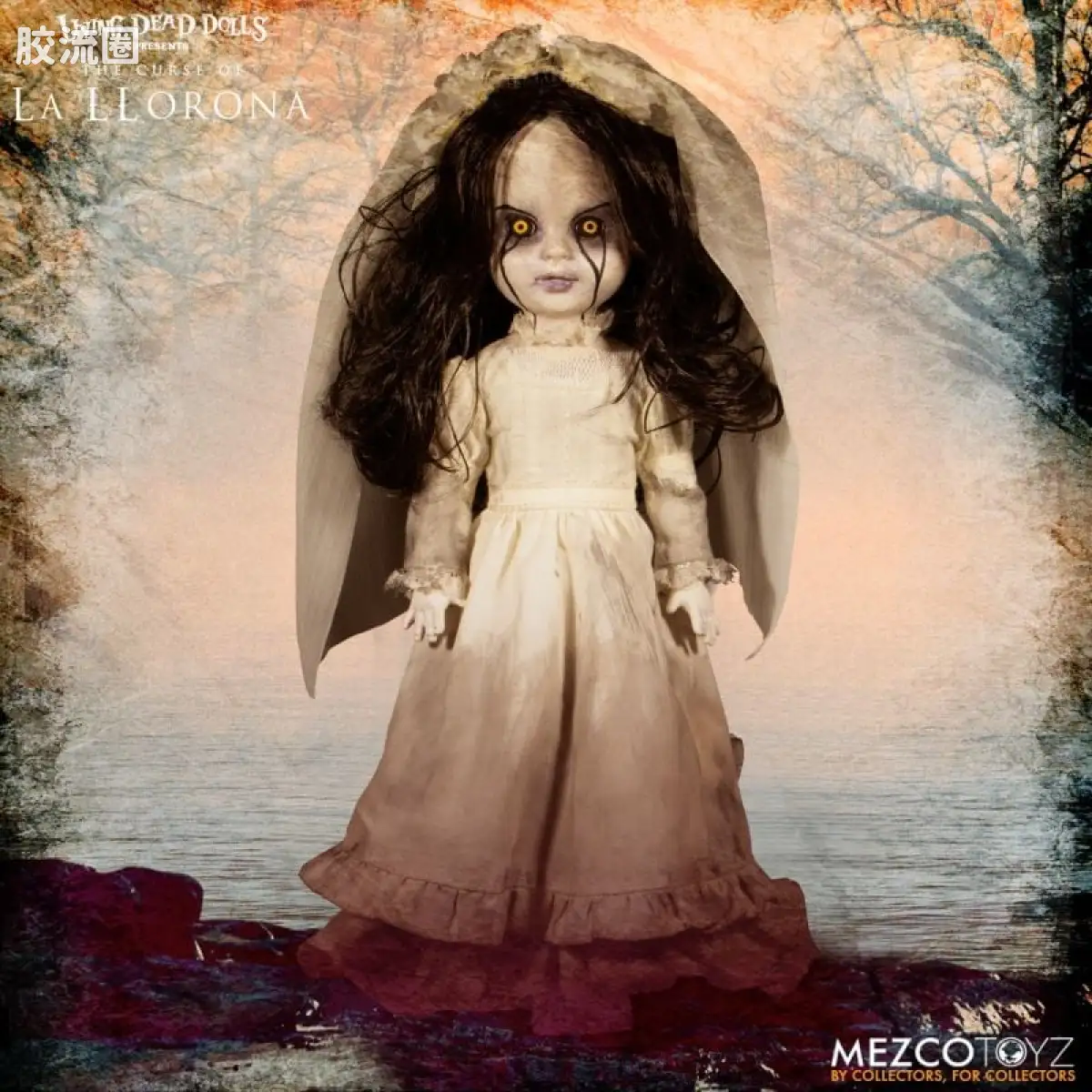 Mezco 娃娃系列 活死人娃娃系列 哭泣女人的诅咒：哭泣女 - 图片