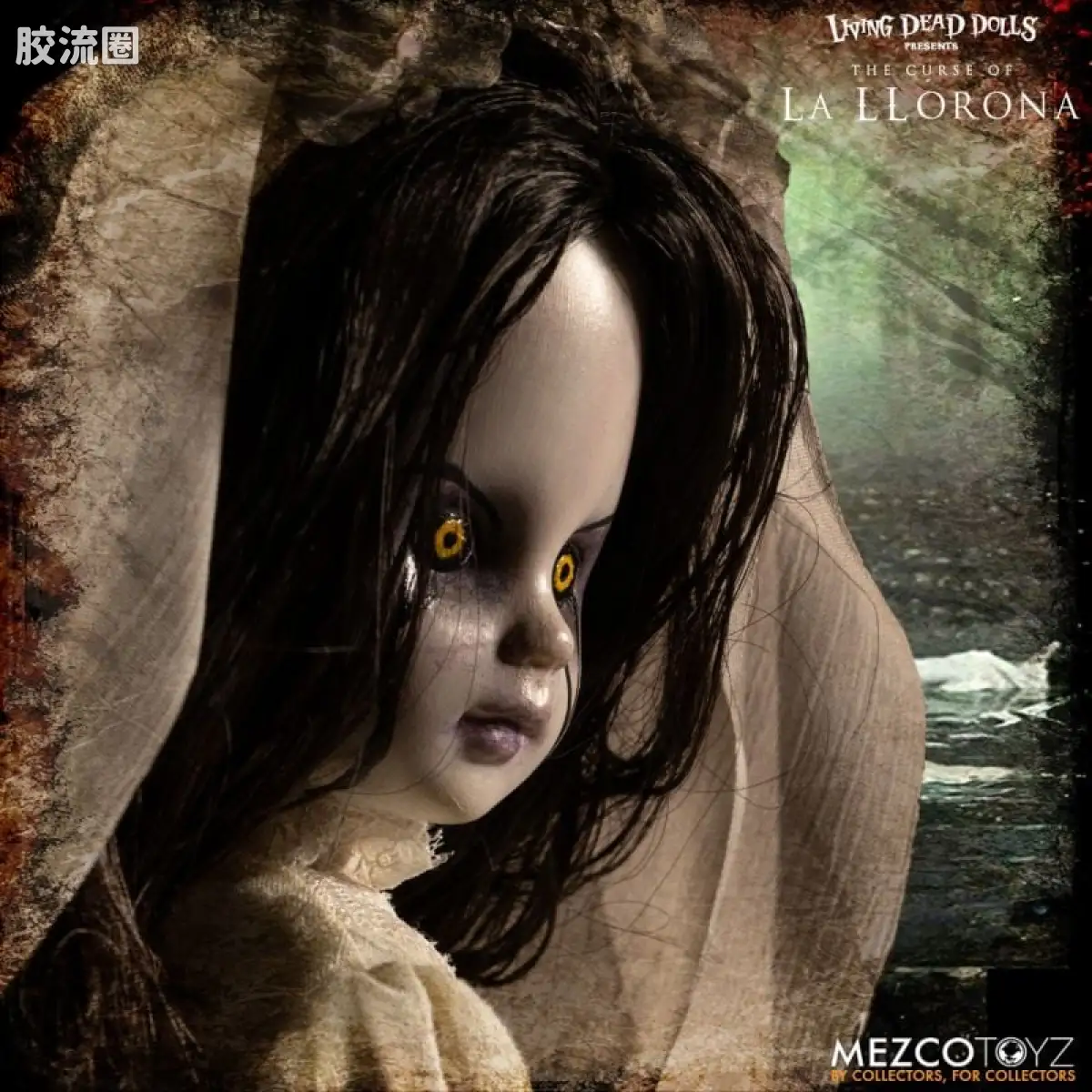 Mezco 娃娃系列 活死人娃娃系列 哭泣女人的诅咒：哭泣女 - 图片