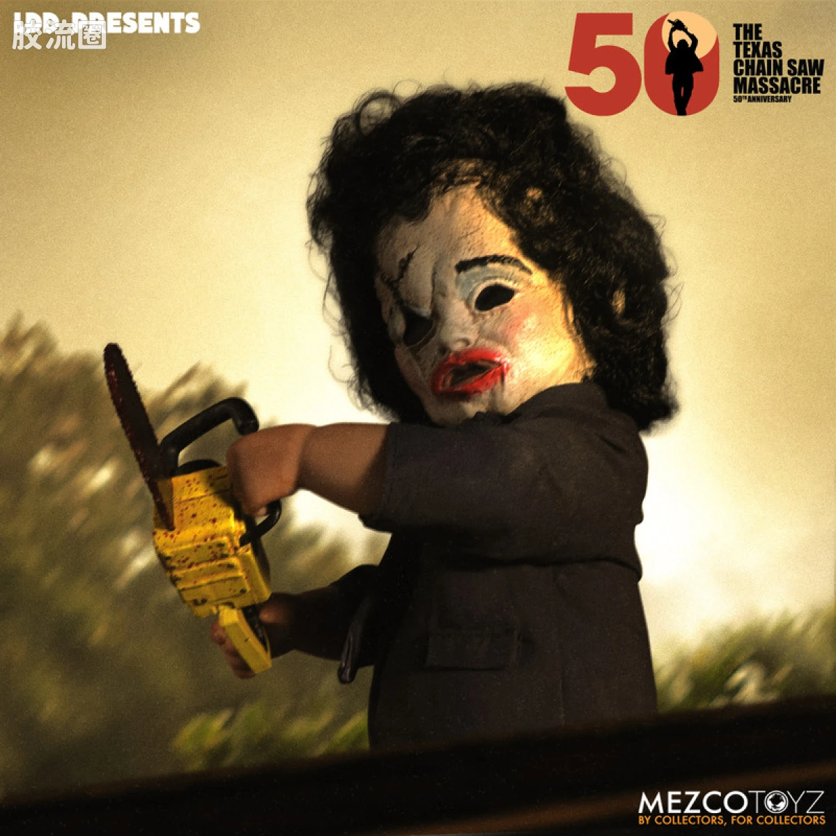 Mezco 娃娃系列 活死人娃娃系列 德州电锯杀人狂 (1974)：人皮脸 - 豪华版 - 图片
