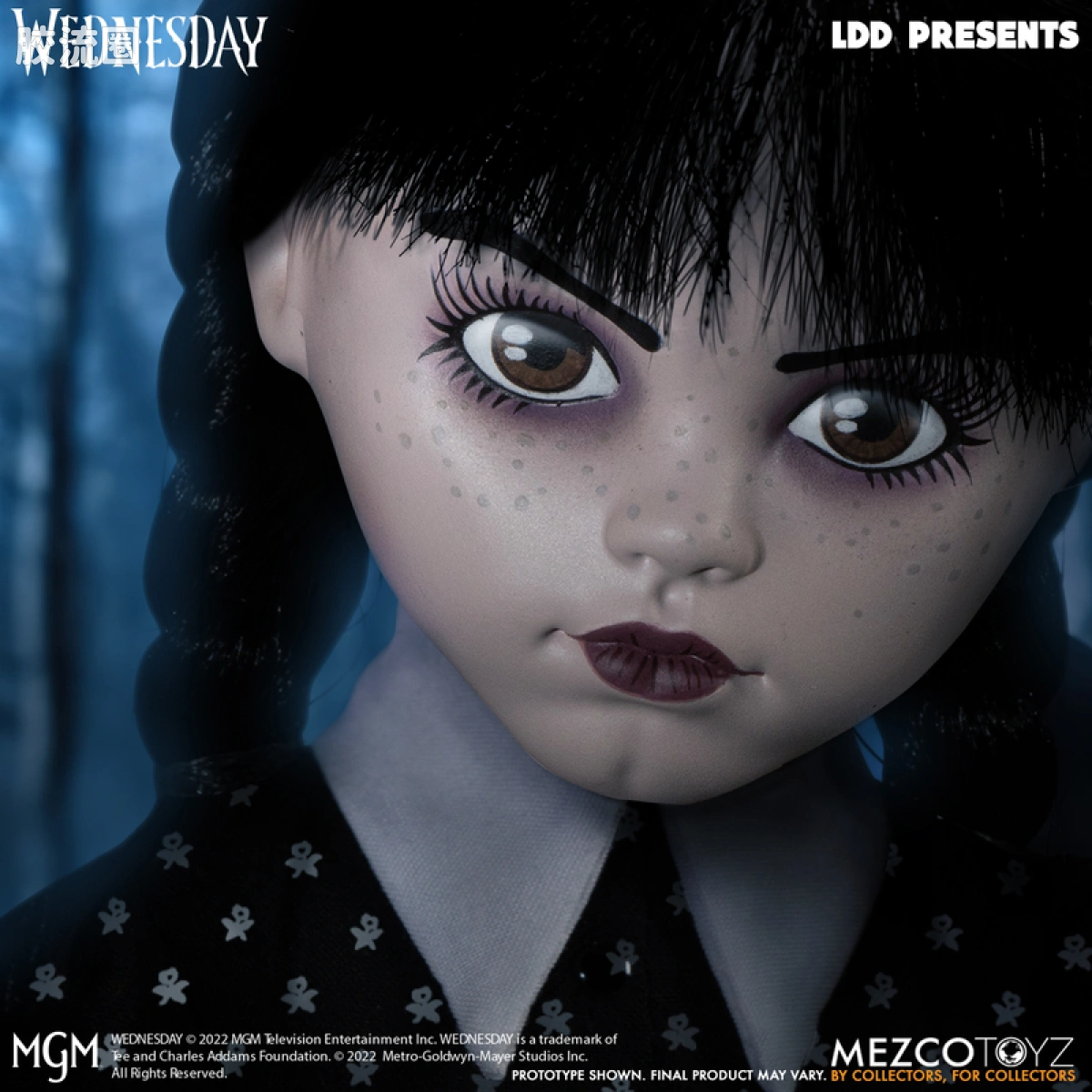 Mezco 娃娃系列 活死人娃娃系列 星期三 - 图片