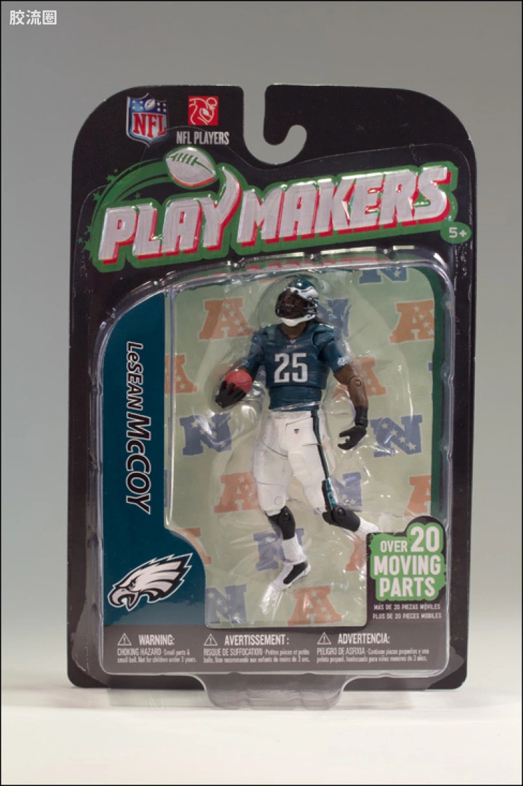 麦克法兰NFL美式足球系列玩具 PLAYMAKERS第3代 LESEAN MCCOY