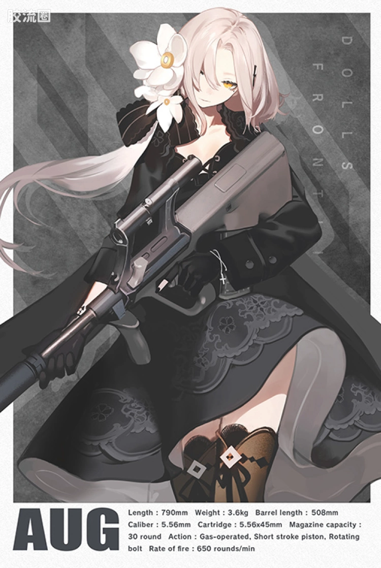 LITTLE ARMORY 系列 LITTLE ARMORY Doll Frontline系列 LADF19 AUG突击步枪 - 图片