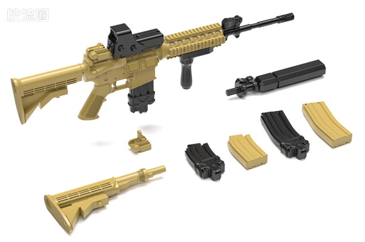 LITTLE ARMORY 系列 LITTLE ARMORY Doll Frontline系列 LADF21 M4A1突击步枪 - 图片