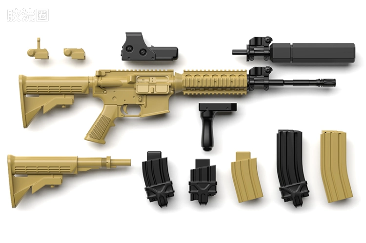 LITTLE ARMORY 系列 LITTLE ARMORY Doll Frontline系列 LADF21 M4A1突击步枪 - 图片