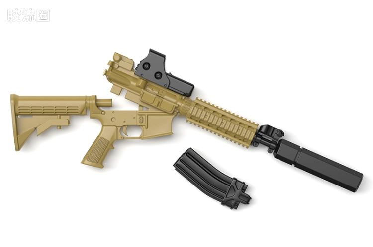 LITTLE ARMORY 系列 LITTLE ARMORY Doll Frontline系列 LADF21 M4A1突击步枪 - 图片