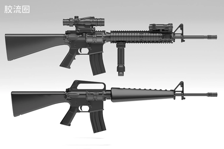 LITTLE ARMORY 系列 LITTLE ARMORY Doll Frontline系列 LADF22 M16A1突击步枪 - 图片