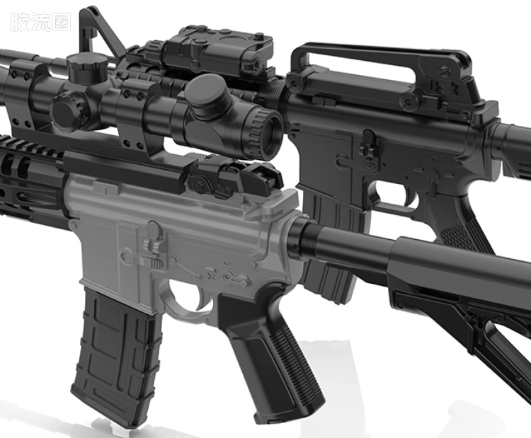 LITTLE ARMORY 系列 LITTLE ARMORY Doll Frontline系列 LADF24 ST AR-15突击步枪 - 图片
