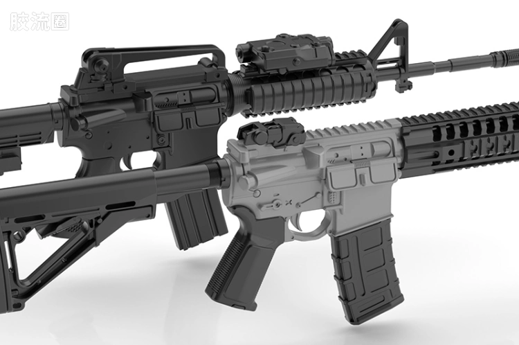 LITTLE ARMORY 系列 LITTLE ARMORY Doll Frontline系列 LADF24 ST AR-15突击步枪 - 图片