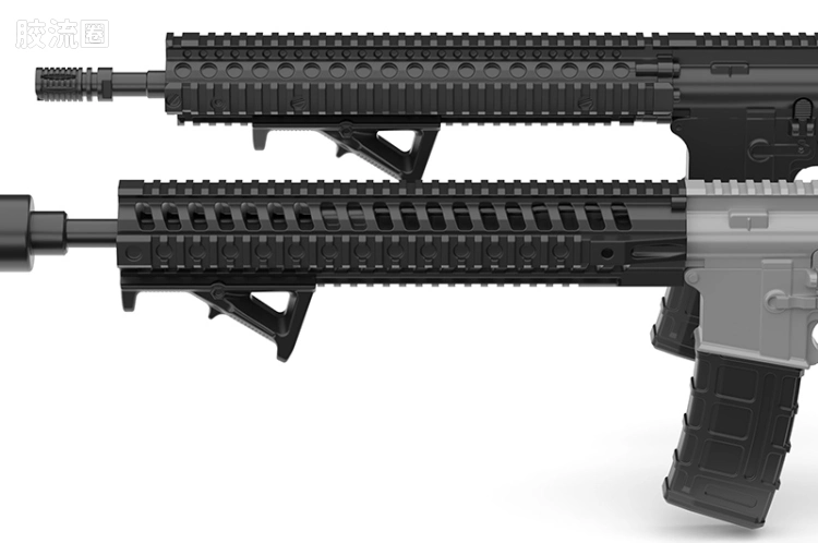 LITTLE ARMORY 系列 LITTLE ARMORY Doll Frontline系列 LADF24 ST AR-15突击步枪 - 图片