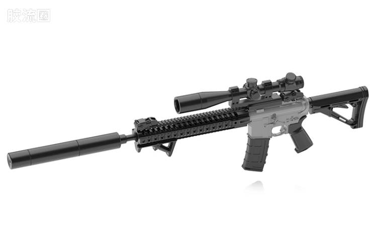 LITTLE ARMORY 系列 LITTLE ARMORY Doll Frontline系列 LADF24 ST AR-15突击步枪 - 图片