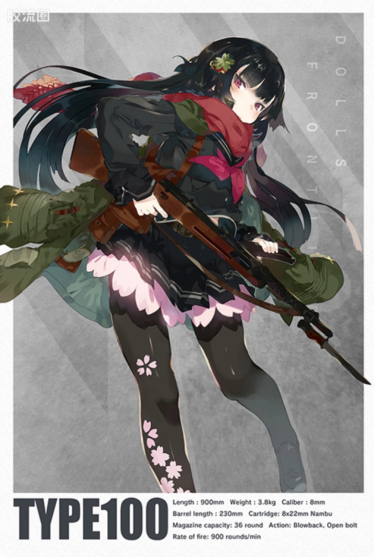 LITTLE ARMORY 系列 LITTLE ARMORY Doll Frontline系列 LADF31 樱花/百式冲锋枪 - 图片