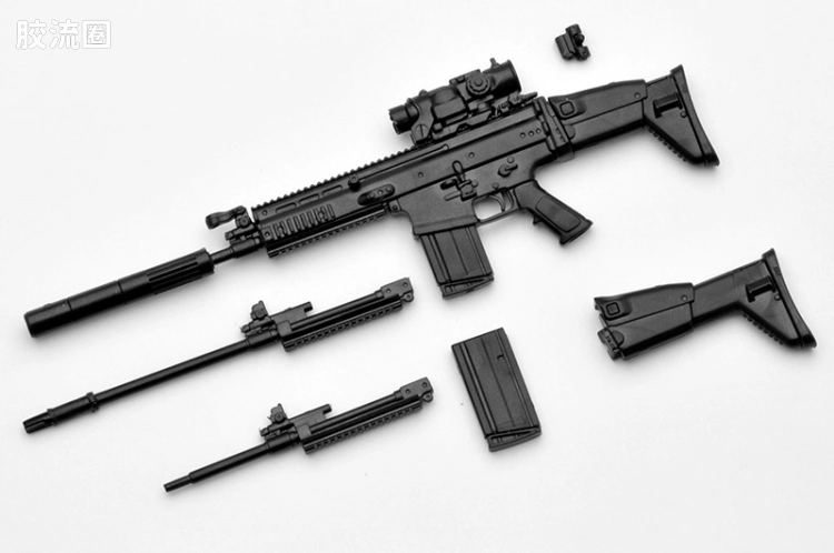 LITTLE ARMORY 系列 LAL系列 LA0L01 SCAR-H Type Black Ver.  - 图片