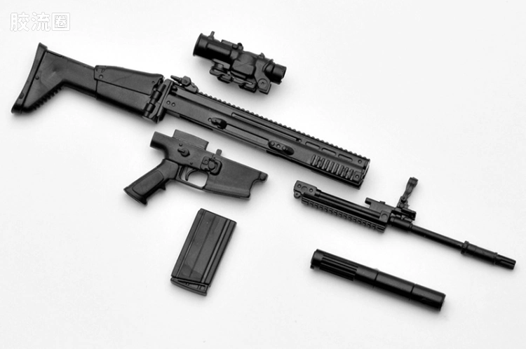 LITTLE ARMORY 系列 LAL系列 LA0L01 SCAR-H Type Black Ver.  - 图片